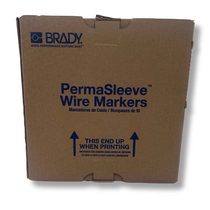 Brady [PS-750-2-BL] 2" x 1.250" Blue Permasleeve Heat Shrink Wire & Cable Labels