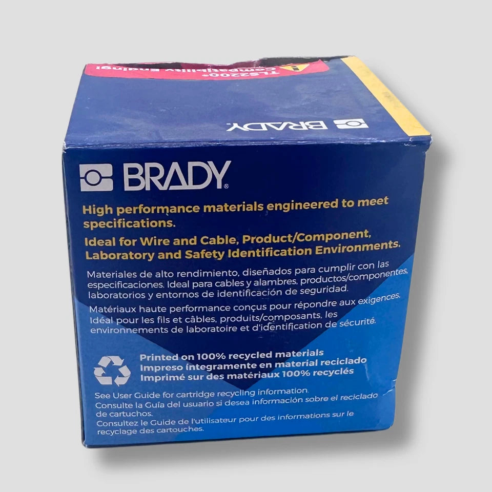 Brady 1.5" x 4" Green/Translucent Self-Laminating Vinyl Labels | PTL-33-427-GR