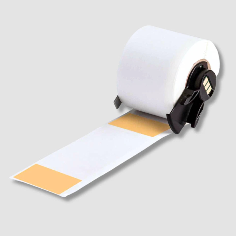 Brady 1.5" x 4" Orange/Translucent Self-Laminating Vinyl Labels | PTL-33-427-OR