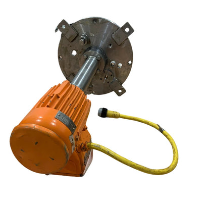 LOHER 0.33 HP Electric Tank Mixer Agitator 3580 RPM Stainless Steel Shaft Flange