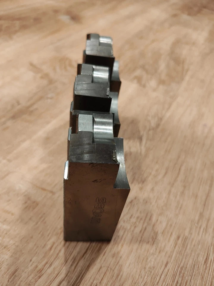 SEOAM SJ-08T1 Serrated Soft Jaws Set for CNC Lathe Chuck [CAH/CAS/CGH-8] 1.5X60°