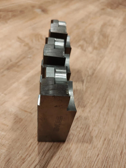 SEOAM SJ-08T1 Serrated Soft Jaws Set for CNC Lathe Chuck [CAH/CAS/CGH-8] 1.5X60°
