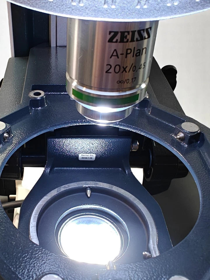 Zeiss Axio Scope.A1 Microscope w/ LED Illuminator, 20x Objective, 10x Eyepieces