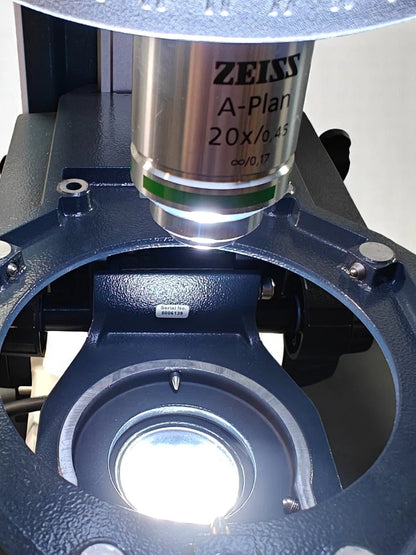 Zeiss Axio Scope.A1 Microscope w/ LED Illuminator, 20x Objective, 10x Eyepieces