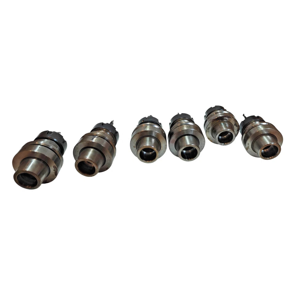 LOT of 6 HSK63F Tool Holders w/ Precision ER32 Collets & End Mills | CNC Router