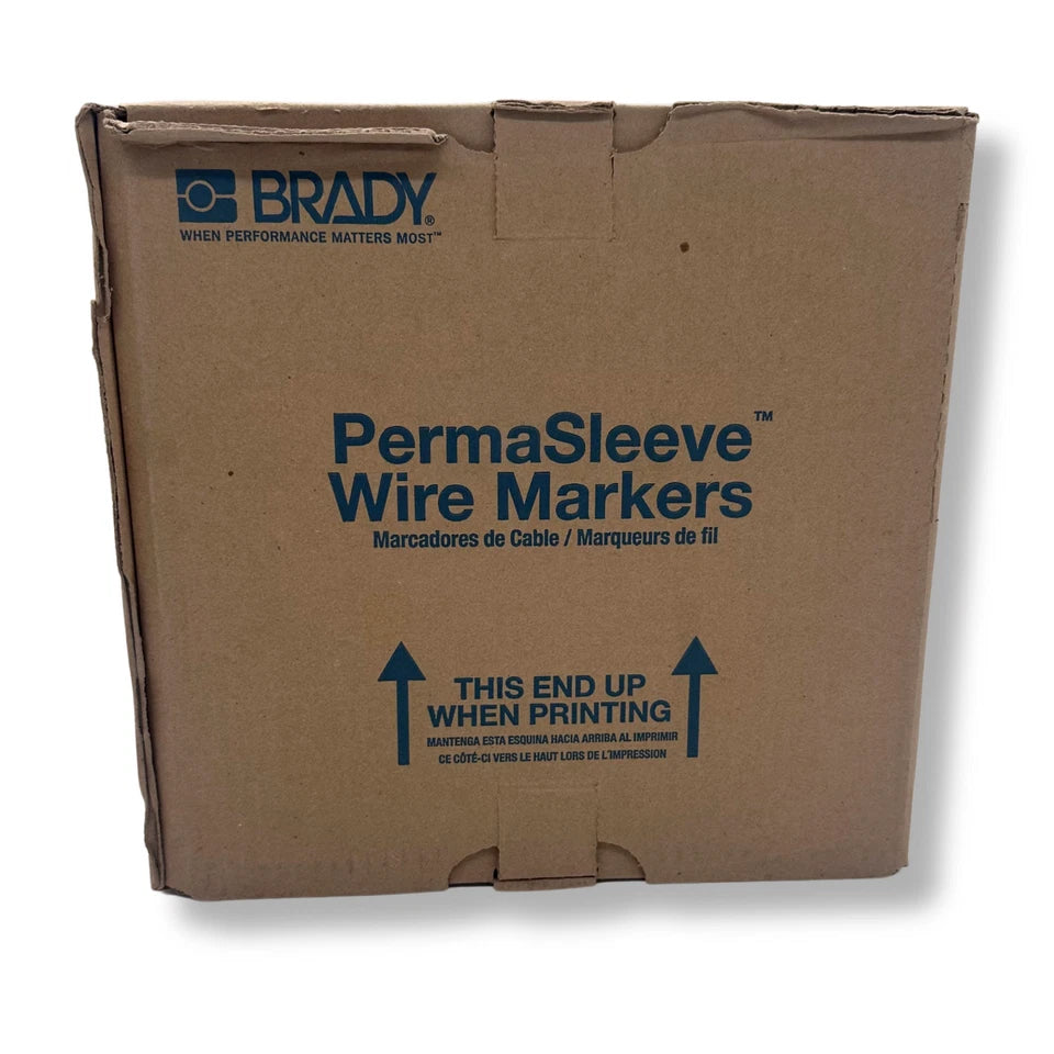 Brady 2" x 0.851" Blue Permasleeve Heat Shrink Wire & Cable Labels | PS-500-2-BL