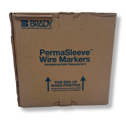 Brady 2" x 0.851" Blue Permasleeve Heat Shrink Wire & Cable Labels | PS-500-2-BL