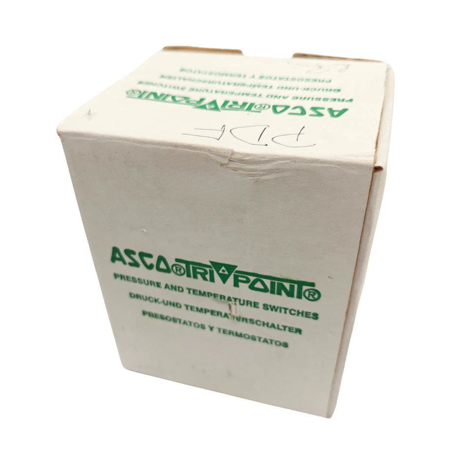 ASCO PA31B Pressure Switch, Adjustable Deadband, Watertight, 125/250 VAC, 50°C
