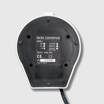 USA Scientific Micro Centrifuge IR 110V AC | 6-Place Rotor | 6,000 RPM