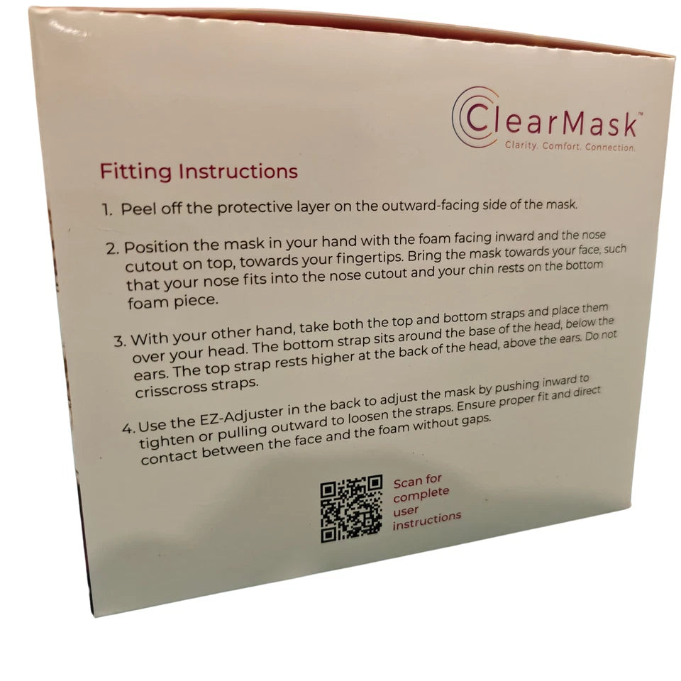 24pk Transparent Disposable Face Mask Shields with Adjustable Straps, Soft Foam