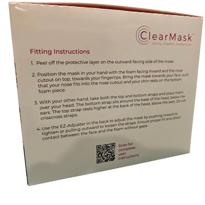 24pk Transparent Disposable Face Mask Shields with Adjustable Straps, Soft Foam