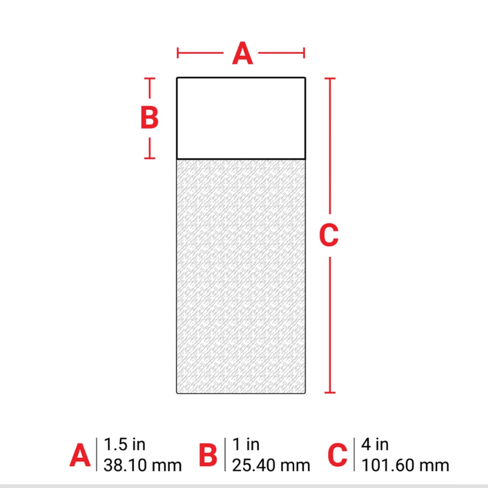 Brady 1.5" x 4" Green/Translucent Self-Laminating Vinyl Labels | PTL-33-427-GR