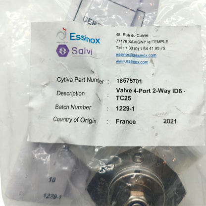 Cytiva [18575701] 4-Port 2-Way Valve ID 6mm TC25 for BPG and Chromaflow Columns