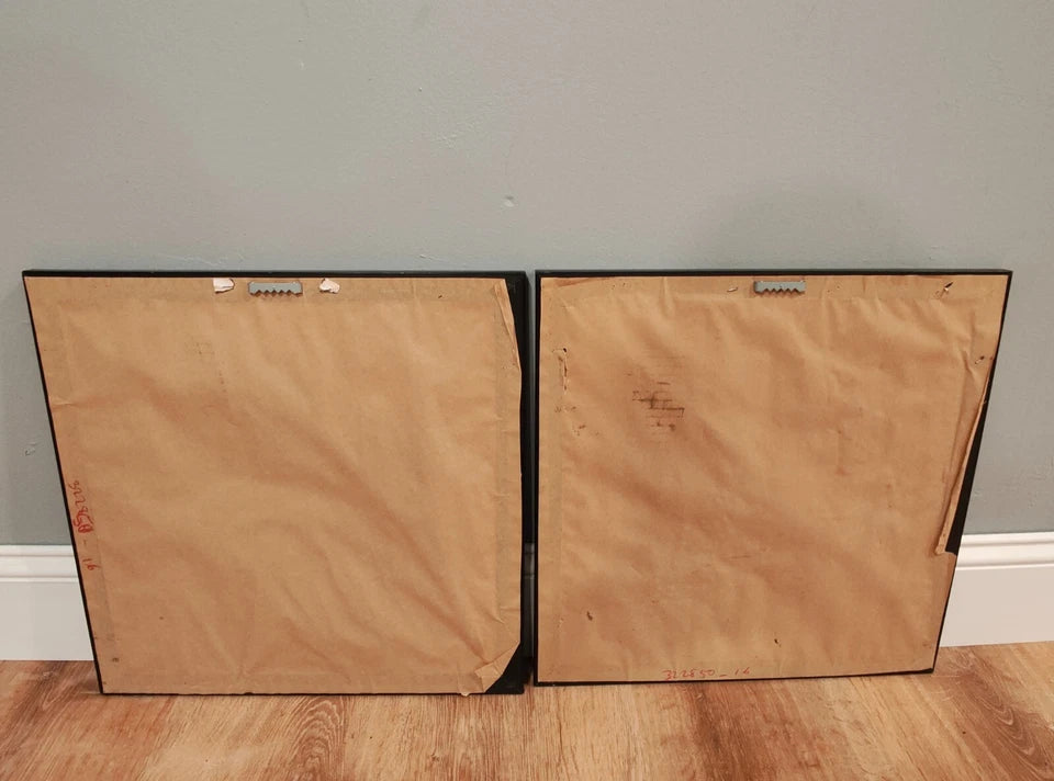 The Moment of Truth I & II Set - Chris Donovan 16x16 Framed Abstract Wall Art