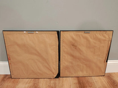 The Moment of Truth I & II Set - Chris Donovan 16x16 Framed Abstract Wall Art