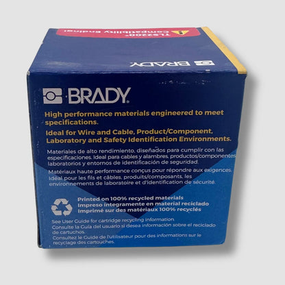 Brady 1.5" x 4" Orange/Translucent Self-Laminating Vinyl Labels | PTL-33-427-OR