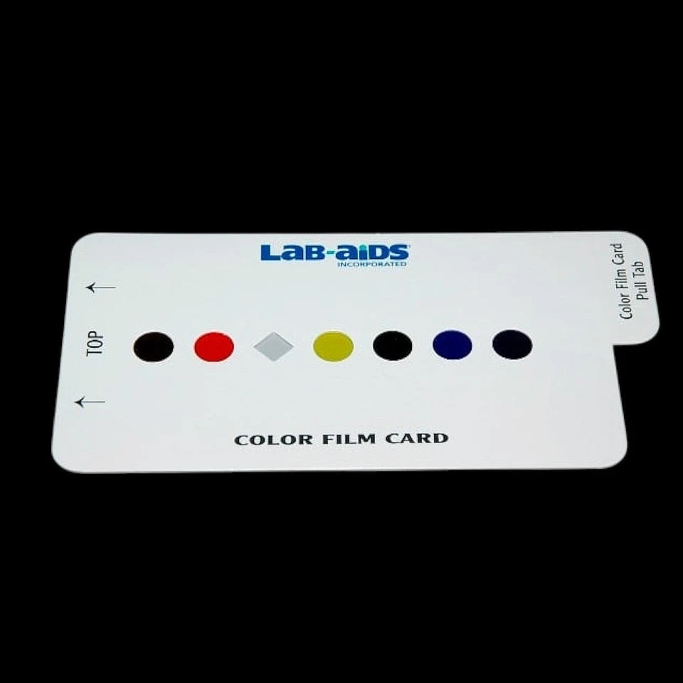 LAB AIDS Color Film Card for Phospho-Box PDC-ES02A – Science Teaching Aid