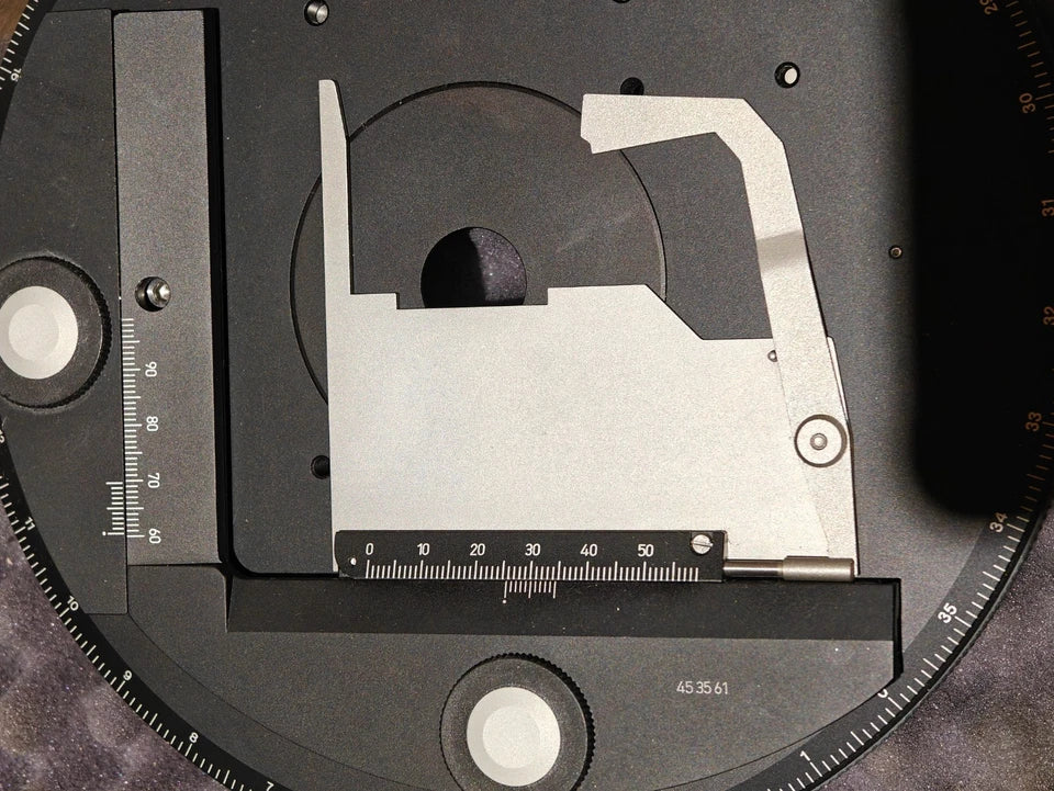 Zeiss Rotary Polarization Stage Pol 360° with Object Guide Pol 28x48, AXIO SCOPE