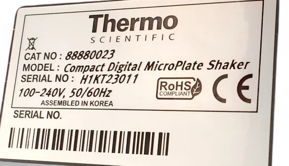 Thermo Scientific Compact Digital Microplate Shaker [8880023] - TESTED