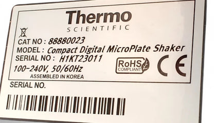 Thermo Scientific Compact Digital Microplate Shaker [8880023] - TESTED