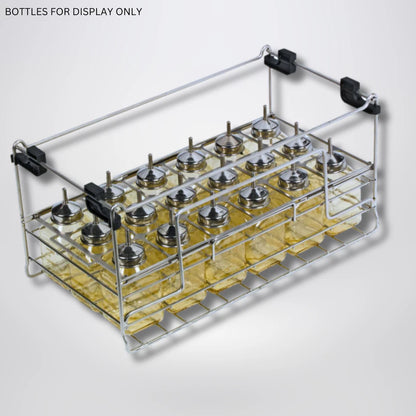 18 Rodent Water Bottle Crate BC-Matic w/ Sliding Lid Stainless Steel 9LBCBM18263