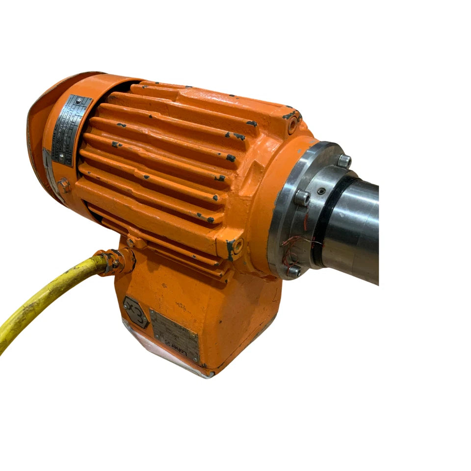 LOHER 0.33 HP Electric Tank Mixer Agitator 3580 RPM Stainless Steel Shaft Flange