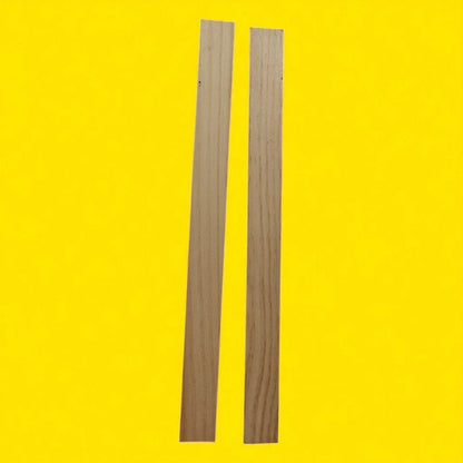 Set of 2 Wooden School Rulers 12 Inch / 30cm For Classroom, Home, Office, Craft