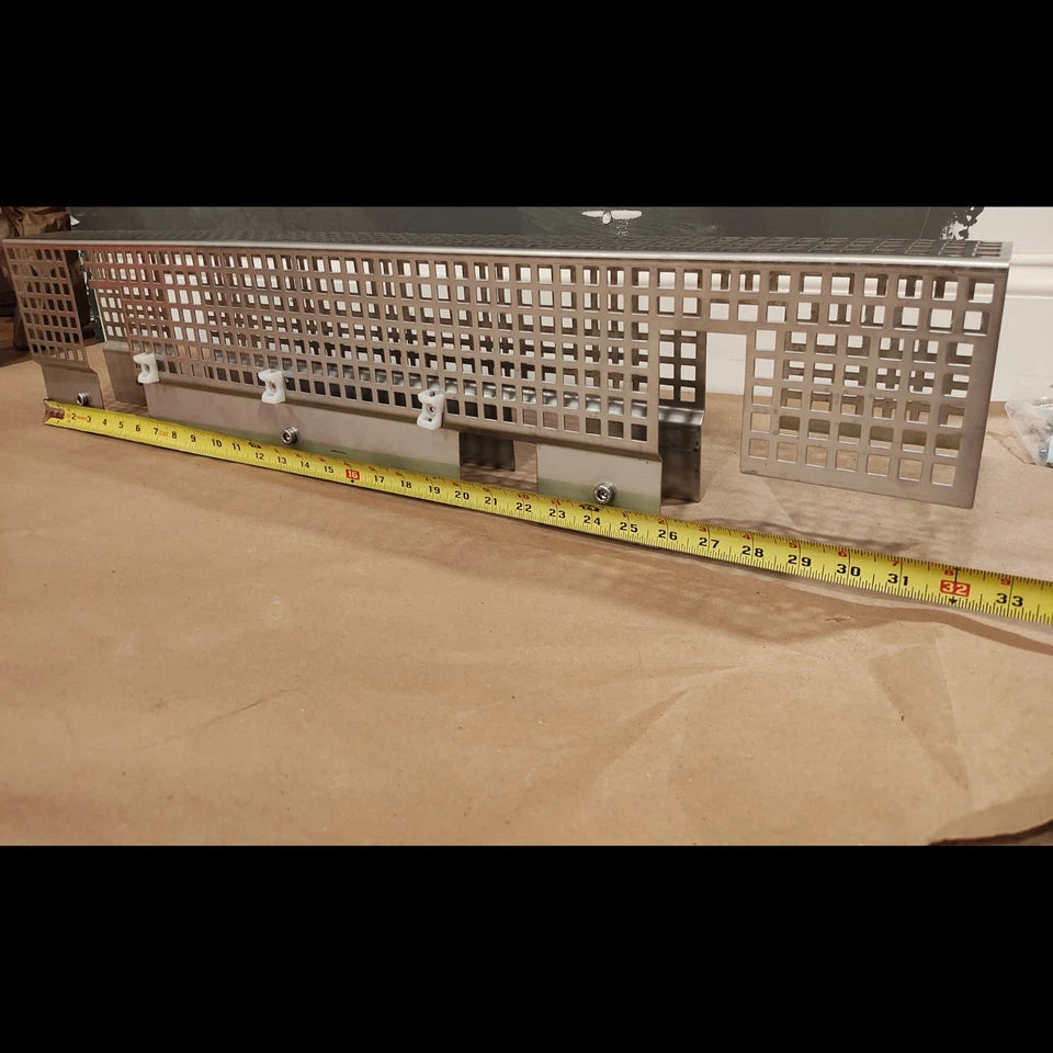 Custom Heavy-Duty Metal Machine Enclosure / Cover / Guard - OPEN | 32X3X7 | 6LBS