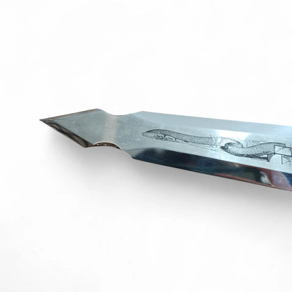 Coltellerie Lepre Stainless Steel Photoengraved Sword 56cm Blade Ltd Ed. #82/200