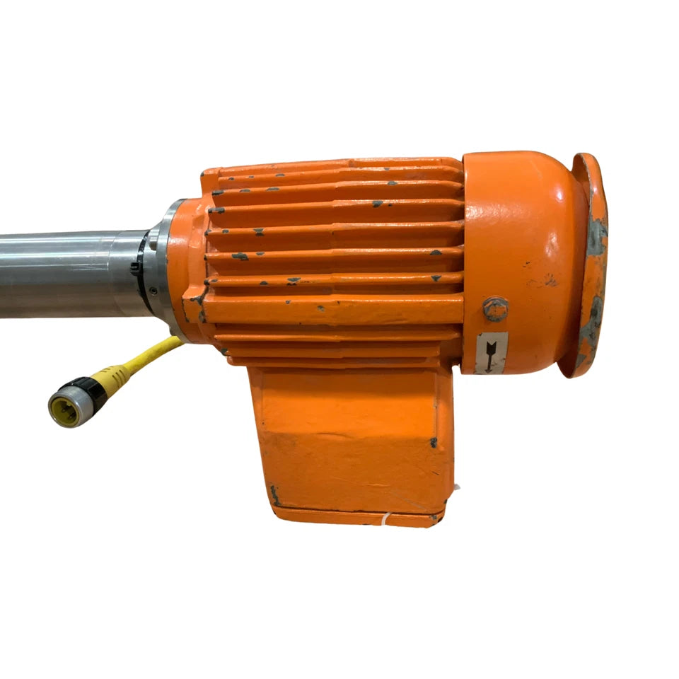 LOHER 0.33 HP Electric Tank Mixer Agitator 3580 RPM Stainless Steel Shaft Flange