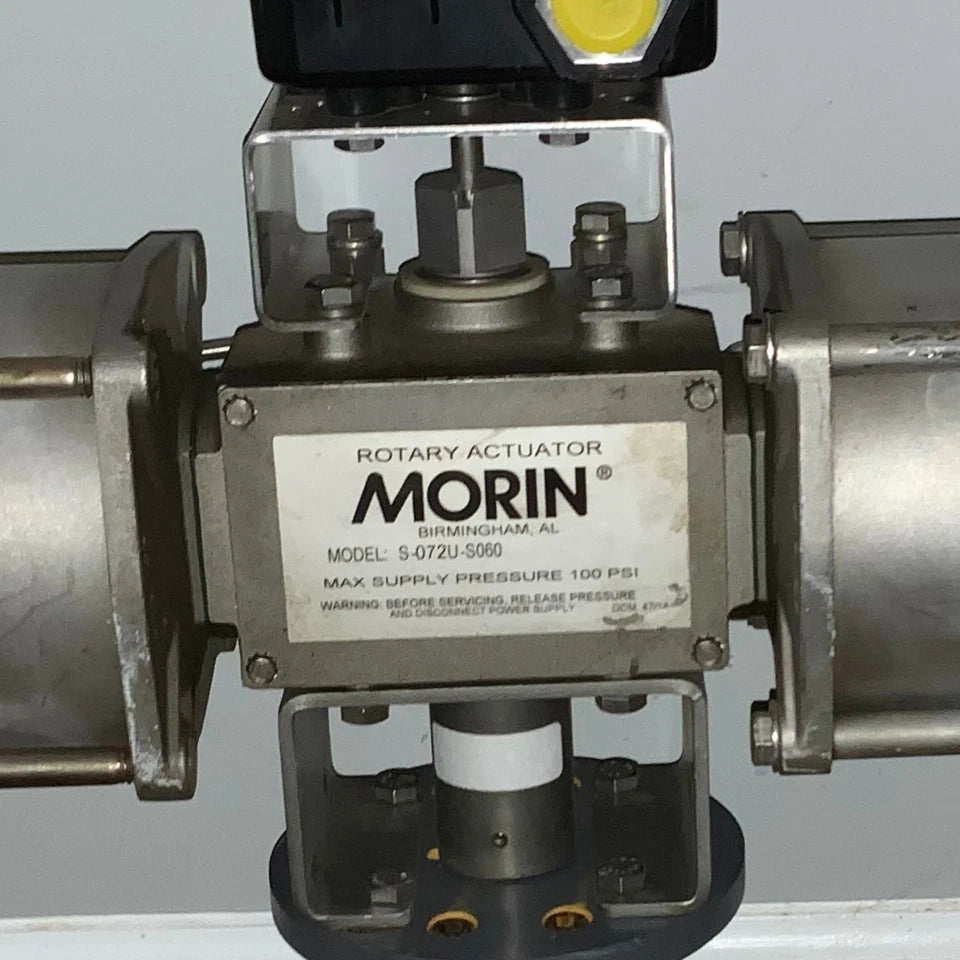 Morin Rotary Actuator S-072U-S060 w/ Cooper Accuseal, Model: 1.50-CSV1.50-300#RF