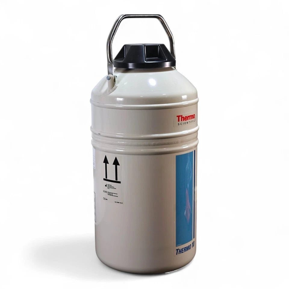 Thermo LN2 Transfer Vessel 10 Liters Dewar Flask Cryogenic Liquid Nitrogen Tank