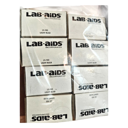 Lab-Aids Light Stations Set of 8 Bases Bulbs Transformers Walls Frames & Covers