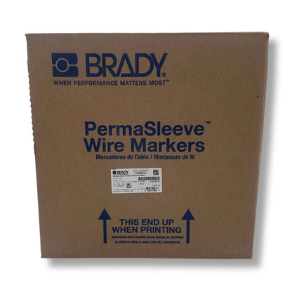 Brady [PS-750-2-BL] 2" x 1.250" Blue Permasleeve Heat Shrink Wire & Cable Labels