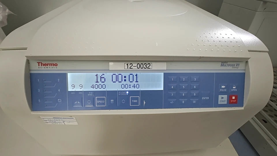 Thermo Multifuge X1 Centrifuge with BIOShield 720 Rotor and 2 Buckets – Tested