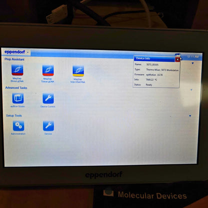 Eppendorf 5073 Liquid Handler w/ UV HEPA, ThermoMixer, Tablet+ Software | TESTED