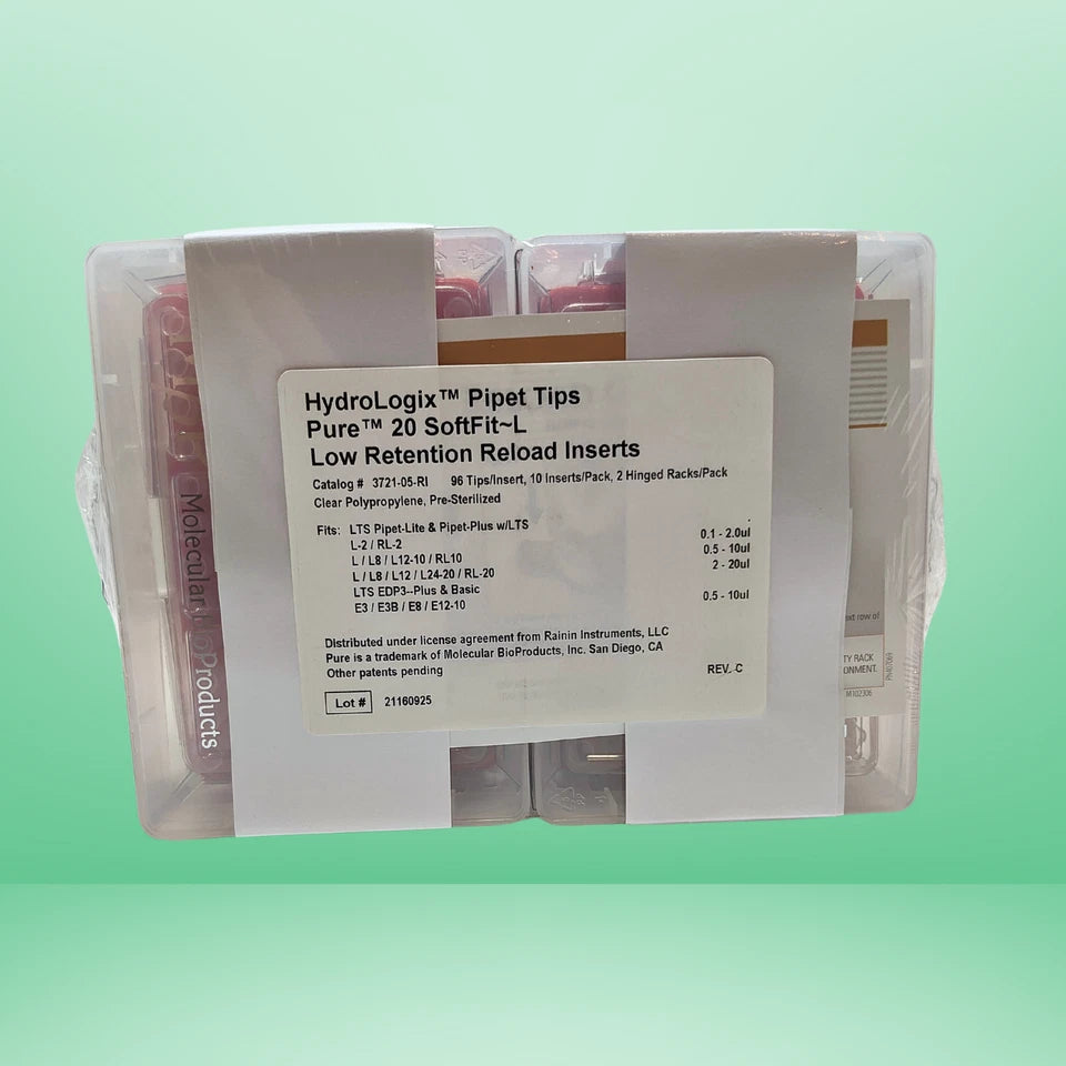 Thermo Rainin LTS SoftFit-L 20µL Non-Filtered Pipette Tips, Sterile , 4800/Case
