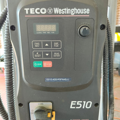 5HP Vertical Multistage Centrifugal Pump w/ 3 Phase Motor & E510 VFD, on Cart