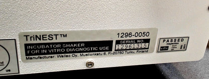 Perkin Elmer TriNEST Microplate Incubator Shaker [1296-0050] For IVD Diagnostics