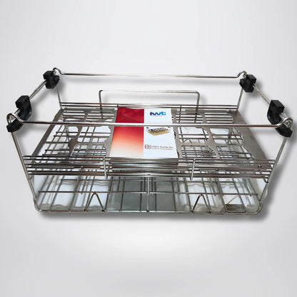 18 Rodent Water Bottle Crate BC-Matic w/ Sliding Lid Stainless Steel 9LBCBM18263