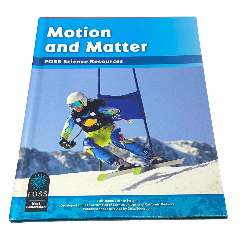 FOSS Motion and Matter Hardcover Book -Delta Education Science Learning Resource
