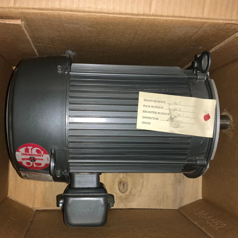 U.S Motors 1.5 HP 3 Phase Energy Efficient AC Motor | 1180 RPM | TEFC [U32E3DC]