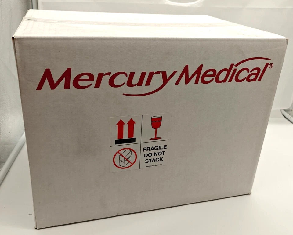 MercuryMed 6 Pack Disposable Adult CPR Bags w/ Manometer & Hyperinflation System