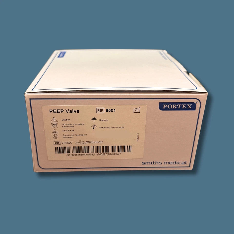 Box of 12 Smiths Medical 'Portex' 8501 PEEP Valve | 30mm I.D Connection