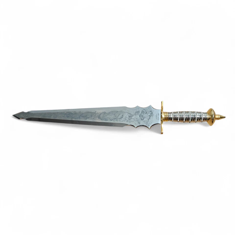 Coltellerie Lepre Stainless Steel Photoengraved Sword 56cm Blade Ltd Ed. #82/200