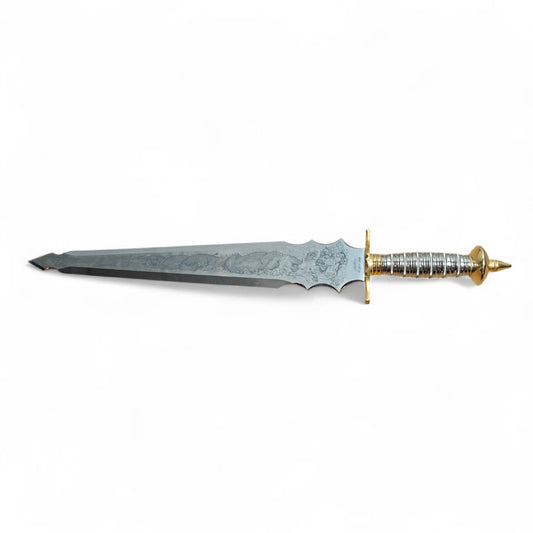 Coltellerie Lepre Stainless Steel Photoengraved Sword 56cm Blade Ltd Ed. #82/200