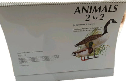 Animals 2 by 2 Classroom Flip Chart Science Teacher Big Book Homeschool