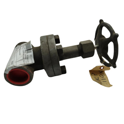VOGT VALVE 1-1/2 in. Forged CARBON Steel Conventional Port Threaded Gate Valve