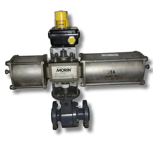Morin Rotary Actuator S-072U-S060 w/ Cooper Accuseal, Model: 1.50-CSV1.50-300#RF