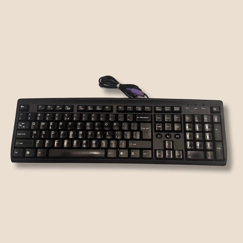 AOpen 3 Keyboard Bundle (KM-826) Wired PS/2 Port Plug & Play Connection